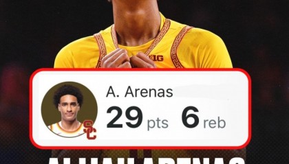 29分6板！阿利贾·阿里纳斯生涯第五场NCAA比赛打出高光表现
